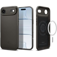 Air ile Uyumlu Ince Magsafe Kılıf Thin Fit Hava Kanalı TEKNOLOJISI™ Askeri Sınıf Koruma Magfit Gunmetal Kapak - ACS09918