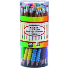 Fatih Kurşun Kalem Taiga Natural Renkli Eva Grip Silgili (36 Li Paket) Fa17180Kl072