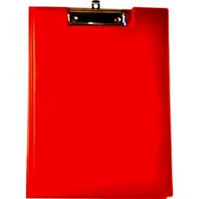 Bafix Kapaklı Sekreterlik A4 Plastik Kırmızı 1 Adet Kullanışlı Ofis Ürünü