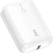 Juo 10000MAH 20W Usb-A + Usb-C Powerbank Taşınabilir Hızlı Şarj Cihazı Beyaz