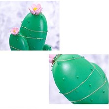 LED Işıklı Kaktüs Biblo Ev Dekorasyon ve Hediyelik Eşya LED Aydınlatma