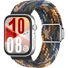 Fit 3 Ile Uyumlu Örgü Loop Kordon Terleme Yapmayan Nefes Alabilir Hafif Yapılı Manyetik Toka Tasarımlı Deformasyona Dayanıklı Rahat Kumaşlı Elastik Kayış