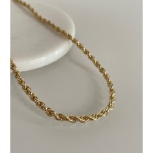 Normadia Xuping Burgu Halat Zincir 4mm, Dayanıklı ve Şık Takı Aksesuarı