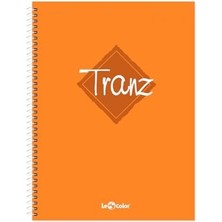 A4 Defter Kareli Turuncu Tranz 200 Sayfa