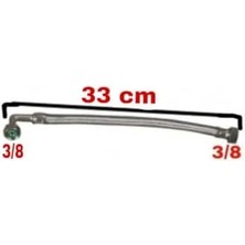 Gömme Rezervuar Dirsekli Şamandıra Bağlantı Fleksi 3/8-3/8 33 Cm…