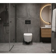 Geberit Icon Asma Klozet 53 cm (Gizli Montaj) – Icon Soft Klozet Kapak, Beyaz 501.003.00.1-500.670.01.1