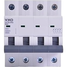 4VTB-4B25 Otomatik Sigorta 4,5ka B Tipi 4 Kutup 25A