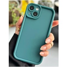 13 ve 14 Uyumlu Darbe Önleyici Mat Lansman Silikon Kılıf - Haki