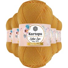 Kartopu 5 Adet Lux Bikini Büstiyer Bluz Simli Örgü Ipi K318 Koyu Sarı