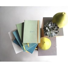 117406C Yumuşak Kapaklı Defter, Çizgili, Anise Green, A5