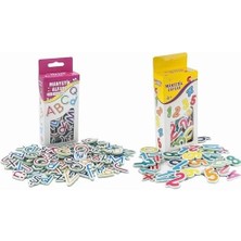 2'li Set Manyetik Mıknatıslı Türkçe - Ingilizce Harfler & Sayılar - Eğitici Alfabe - Sayılar Magnet