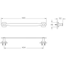 Base 400 A4411936 Uzun Havluluk, Mat Siyah
