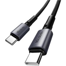 CA-3130 65W Type-C To Type-C Hızlı Şarj ve Data Kablosu 1,2m