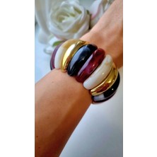 Initium Premium Kalite Çift Lastikli Kemik Bilezik