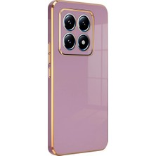 Xiaomi Mi 14T Pro Volet Silikon - Mor