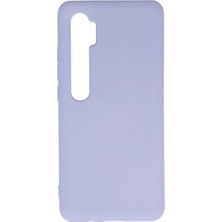 Xiaomi Mi Note 10 Lite Kılıf Nano Içi Kadife Silikon - Lila