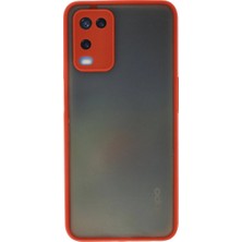 Oppo A54 4g Kılıf Montreal Silikon Kapak - Kırmızı