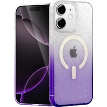 Iphone 11 Pummel Shiny Magsafe Kapak - Mor