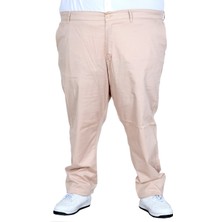 ModeXL Mode Xl Büyük Beden Erkek Keten Barcelona Chino Pantolon 25850 Bej