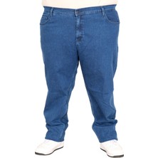 ModeXL Mode Xl Büyük Beden Erkek Denim Pantolon Armina 23903 Mavi