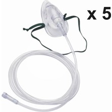 Plasti-Med Plastimed Oksijen Maskesi - Pediatrik (Çocuk) - 5 Adet