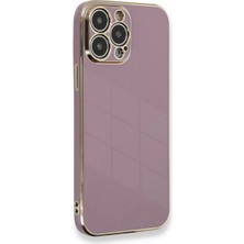 Iphone 13 Pro Kılıf Volet Silikon - Mor