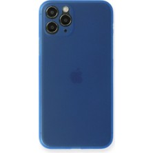 Iphone 11 Pro Max Kılıf Pp Ultra Ince Kapak - Mavi