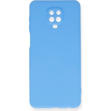 Xiaomi Redmi Note 9 Pro Kılıf Nano Içi Kadife Silikon - Mavi
