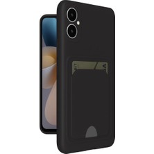 Samsung Galaxy A05 Kelvin Kartvizitli Silikon - Siyah