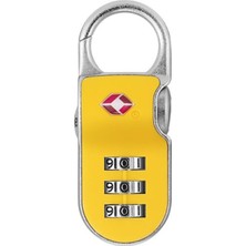 Yale Klipsli Şifreli Asma Kilit (Tsa Onaylı) - Sarı Blister