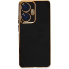 Realme C55 Kılıf Volet Silikon - Siyah