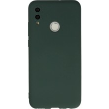 Huawei P Smart 2019 Kılıf Nano Içi Kadife Silikon - Koyu Yeşil