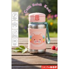 Skip Hop Zoo Paslanmaz Çelik Suluk Kedi