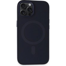 Iphone 15 Pro Max Kılıf Oslo Magsafe Kapak - Lacivert