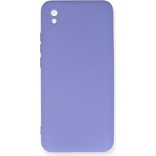 Xiaomi Redmi 9A Kılıf Nano Içi Kadife Silikon - Lila