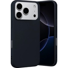 Iphone 17 Pro Nano Içi Kadife Silikon - Siyah