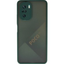 Xiaomi Poco F3 Kılıf Montreal Silikon Kapak - Yeşil