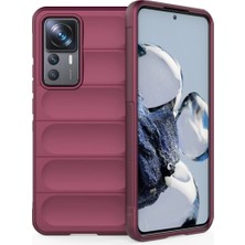 Xiaomi Mi 12T Pro Kılıf Optimum Silikon - Bordo