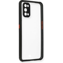 Realme 7 Pro Kılıf Miami Şeffaf Silikon - Siyah