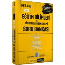 Pegem Akademi Yayıncılık 2026 MEB AGS Eğitim Bilimleri ve Türk Milli Eğitim Sistemi Tamamı