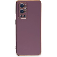 One Plus 9 Pro Kılıf Volet Silikon - Mor