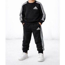 BeU Kids Erkek Çocuk 3 Iplik Fırçalı Kumaş %100 Pamuk Eşofman Takım