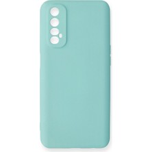 Realme 7 Kılıf Nano Içi Kadife Silikon - Turkuaz