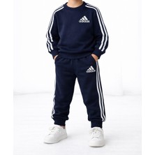 BeU Kids Erkek Çocuk 3 Iplik Fırçalı Kumaş %100 Pamuk Eşofman Takım