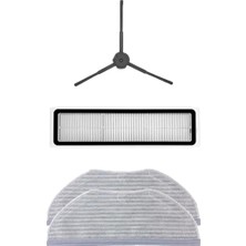 Roborge Xiaomi Vacuum Mop S10T (STFCR01SZ) Robot Süpürge Uyumlu 4'lü Yedek Parça Seti