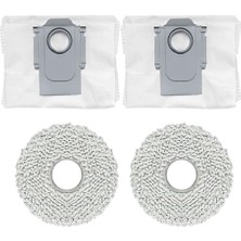 Roborge Roborock Q Revo Max V Robot Süpürge Uyumlu 4'lü Yedek Parça Seti