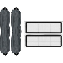 Roborge Dreame D10S Plus Robot Süpürge Uyumlu 4'lü Yedek Parça Seti