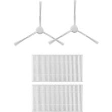 Roborge Viomi Alpha 2 Pro Robot Süpürge Uyumlu 4'li Yedek Parça Seti