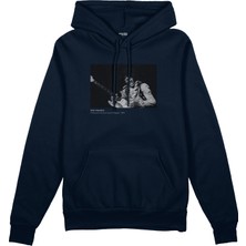 The Lucid Lab Jimi Hendrix Falkoner Centret Copenhagen 1969 Oversize Hoodie - Lacivert