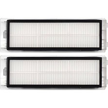 Roborge Roborock Q Revo Max V Robot Süpürge Uyumlu 2'li Hepa Filtre- Yedek Parça